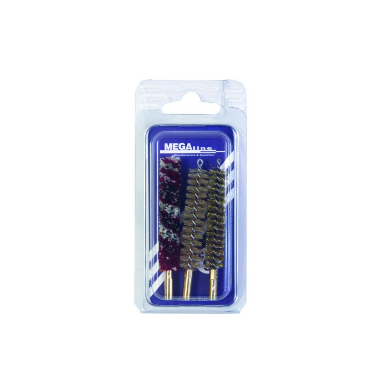 blister 3 brosses carab c11mm